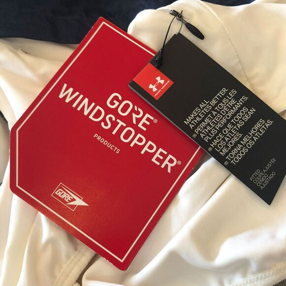 Under Armour Gore Windstopper XL Vest Jacket Women Navy - Picture 7 of 13